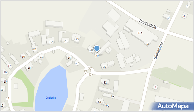 Łąkie, Łąkie, 29, mapa Łąkie