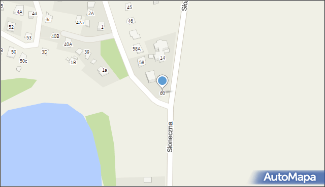 Łąkie, Łąkie, 60, mapa Łąkie