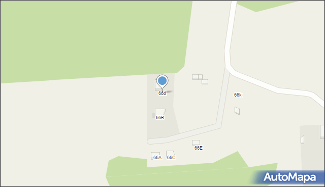 Łąkie, Łąkie, 66d, mapa Łąkie