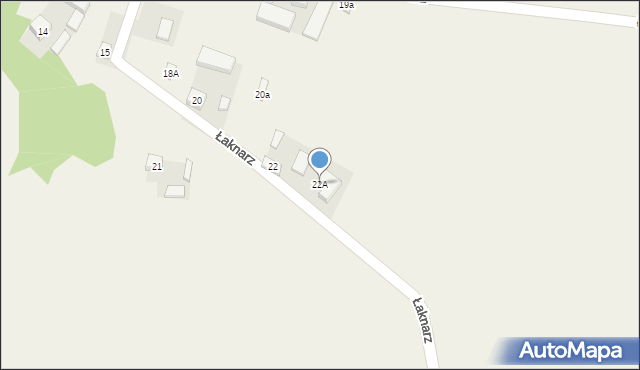 Łaknarz, Łaknarz, 22A, mapa Łaknarz