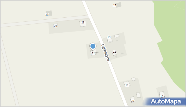 Łąkoszyce, Łąkoszyce, 21, mapa Łąkoszyce