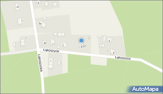 Łąkoszyce, Łąkoszyce, 4, mapa Łąkoszyce
