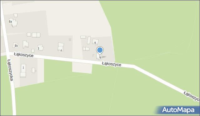 Łąkoszyce, Łąkoszyce, 5, mapa Łąkoszyce