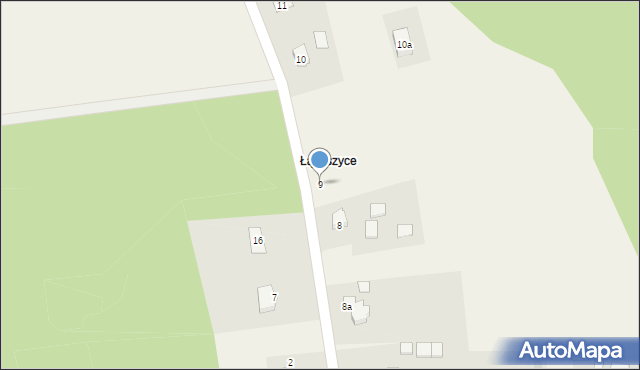 Łąkoszyce, Łąkoszyce, 9, mapa Łąkoszyce