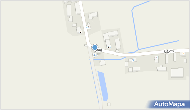 Łąkta, Łąkta, 3B, mapa Łąkta