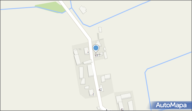 Łąkta, Łąkta, 43, mapa Łąkta