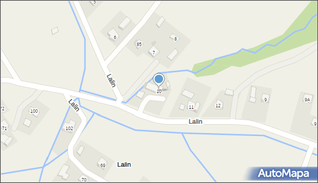 Lalin, Lalin, 10, mapa Lalin