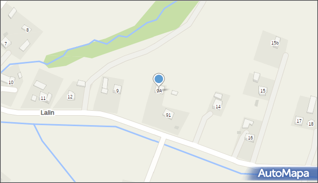 Lalin, Lalin, 9A, mapa Lalin