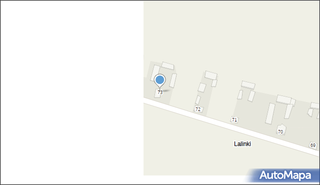 Laliny, Laliny, 73, mapa Laliny
