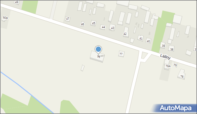 Laliny, Laliny, 76, mapa Laliny