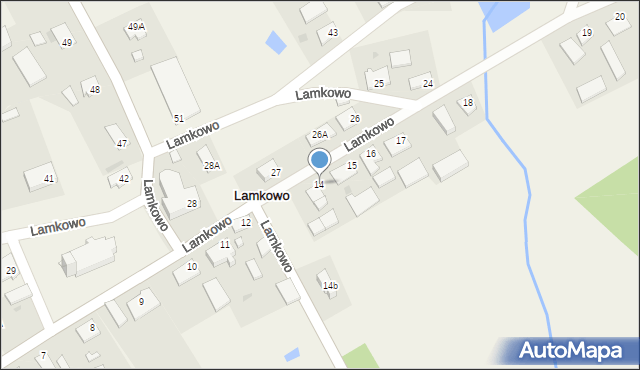 Lamkowo, Lamkowo, 14, mapa Lamkowo