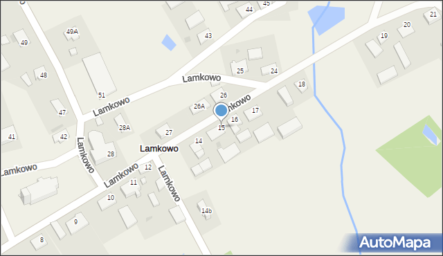 Lamkowo, Lamkowo, 15, mapa Lamkowo
