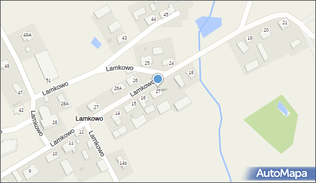 Lamkowo, Lamkowo, 17, mapa Lamkowo