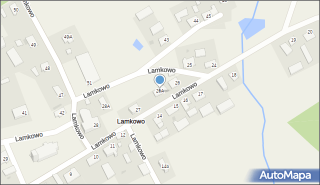 Lamkowo, Lamkowo, 26A, mapa Lamkowo