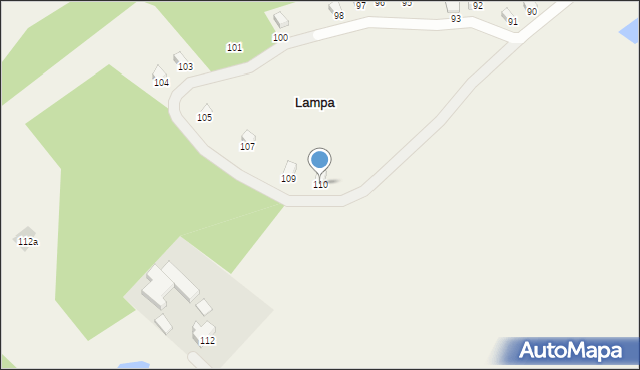Lampa, Lampa, 110, mapa Lampa