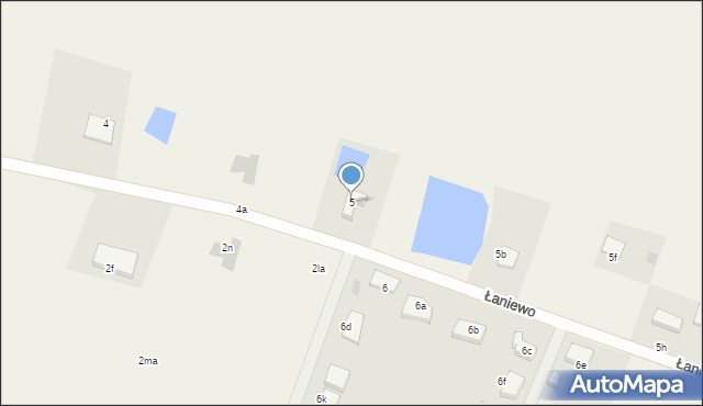 Łaniewo, Łaniewo, 5, mapa Łaniewo