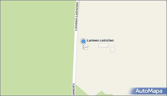 Łaniewo-Leśnictwo, Łaniewo-Leśnictwo, 2, mapa Łaniewo-Leśnictwo