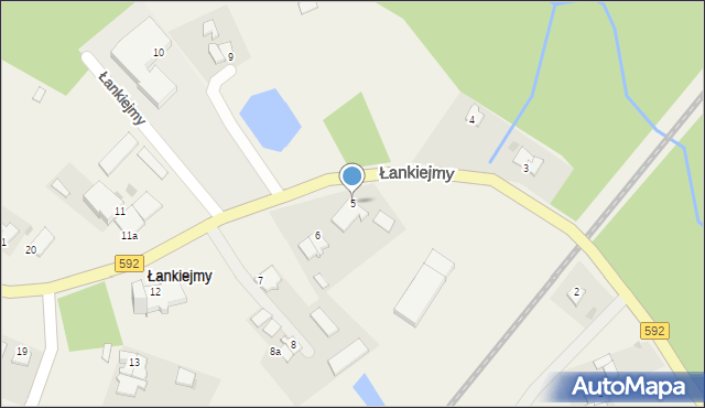 Łankiejmy, Łankiejmy, 5, mapa Łankiejmy