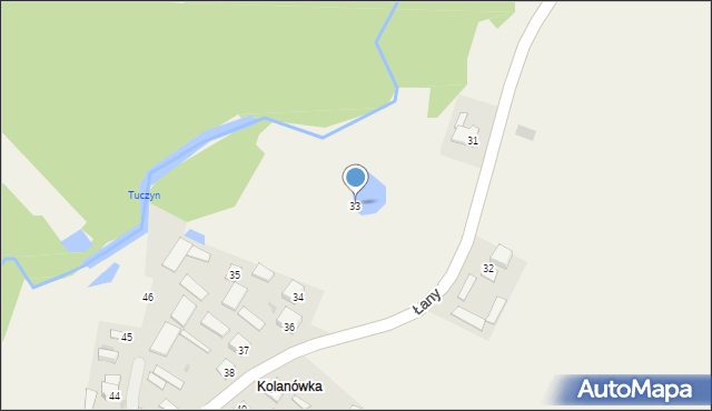 Łany, Łany, 33, mapa Łany