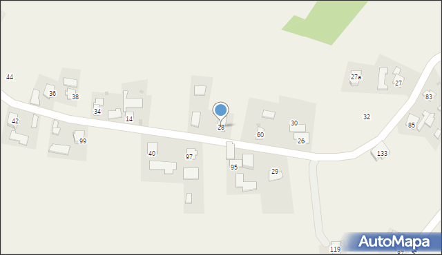 Łapajówka, Łapajówka, 28, mapa Łapajówka