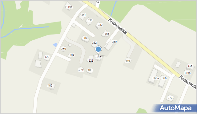 Łapanów, Łapanów, 121a, mapa Łapanów