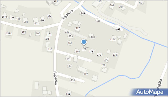 Łapanów, Łapanów, 177, mapa Łapanów