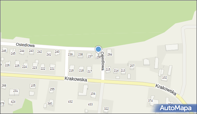 Łapanów, Łapanów, 236, mapa Łapanów