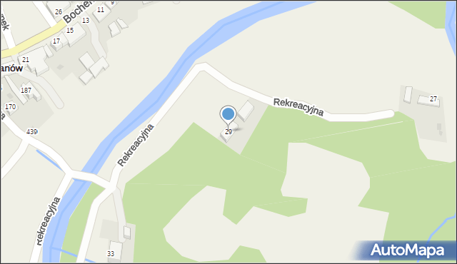 Łapanów, Łapanów, 29, mapa Łapanów