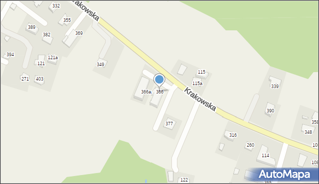 Łapanów, Łapanów, 366, mapa Łapanów