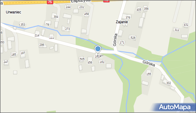 Łapczyca, Łapczyca, 161A, mapa Łapczyca