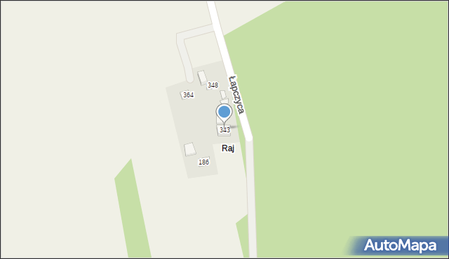 Łapczyca, Łapczyca, 343, mapa Łapczyca