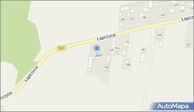 Łapczyca, Łapczyca, 403, mapa Łapczyca
