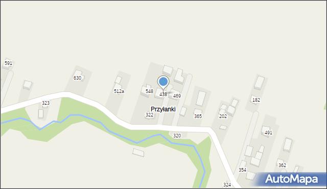 Łapczyca, Łapczyca, 438, mapa Łapczyca