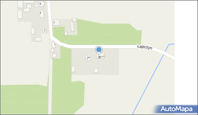 Łapczyn, Łapczyn, 1B, mapa Łapczyn