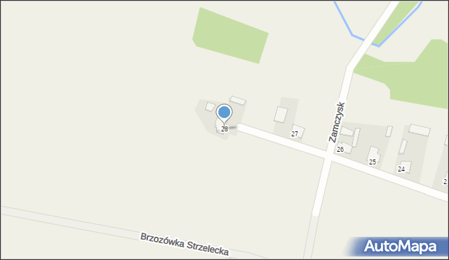 Łapczyn, Łapczyn, 28, mapa Łapczyn