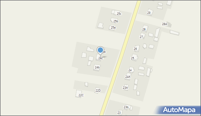 Łapiguz, Łapiguz, 24c, mapa Łapiguz