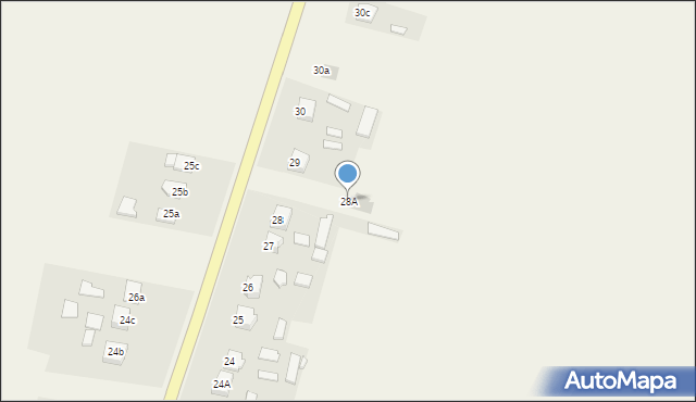 Łapiguz, Łapiguz, 28A, mapa Łapiguz