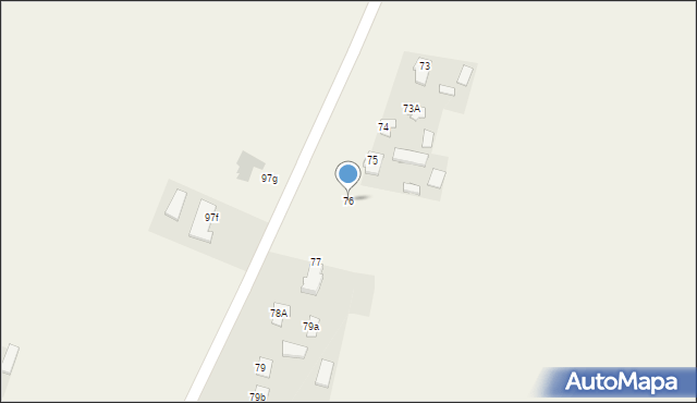 Łapiguz, Łapiguz, 76, mapa Łapiguz