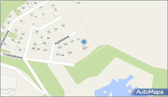 Łapino Kartuskie, Łapino Kartuskie, 110, mapa Łapino Kartuskie