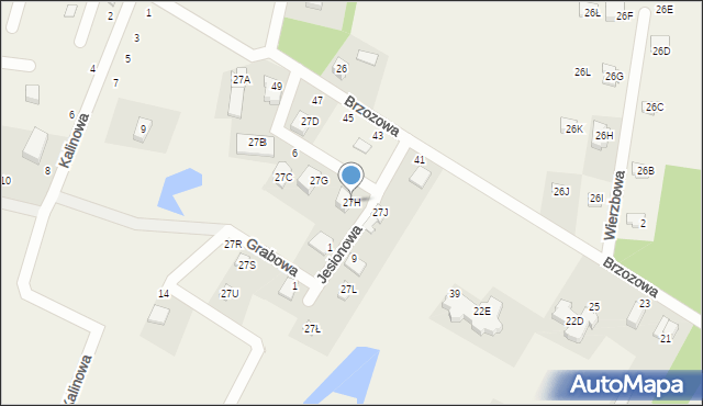 Łapino Kartuskie, Łapino Kartuskie, 27H, mapa Łapino Kartuskie