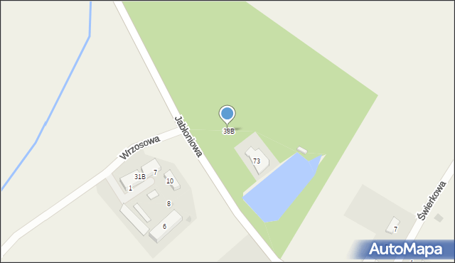 Łapino Kartuskie, Łapino Kartuskie, 38B, mapa Łapino Kartuskie