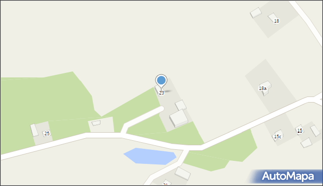 Łapinóżek, Łapinóżek, 23, mapa Łapinóżek