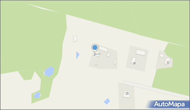 Łapka, Łapka, 27, mapa Łapka