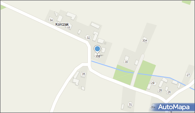 Łapszów, Łapszów, 30B, mapa Łapszów