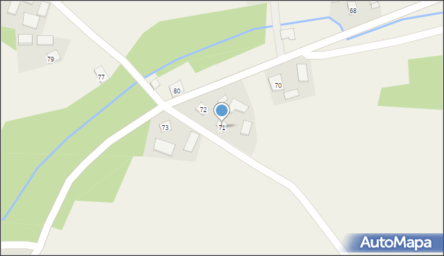 Łapszów, Łapszów, 71, mapa Łapszów