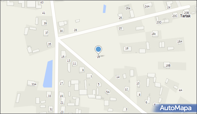 Łapy-Dębowina, Łapy-Dębowina, 16, mapa Łapy-Dębowina