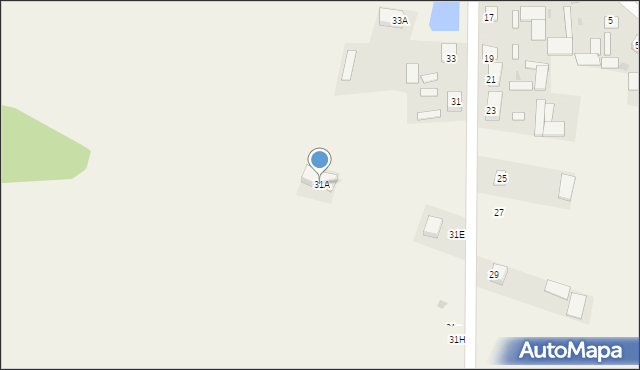 Łapy-Dębowina, Łapy-Dębowina, 31A, mapa Łapy-Dębowina