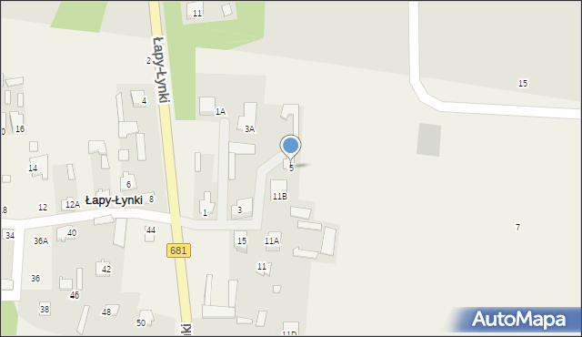 Łapy-Łynki, Łapy-Łynki, 5, mapa Łapy-Łynki