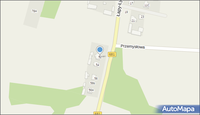 Łapy-Łynki, Łapy-Łynki, 52, mapa Łapy-Łynki