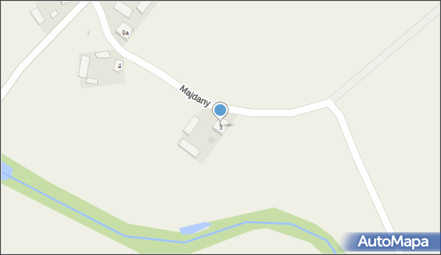 Las Dębowy, Las Dębowy, 3, mapa Las Dębowy